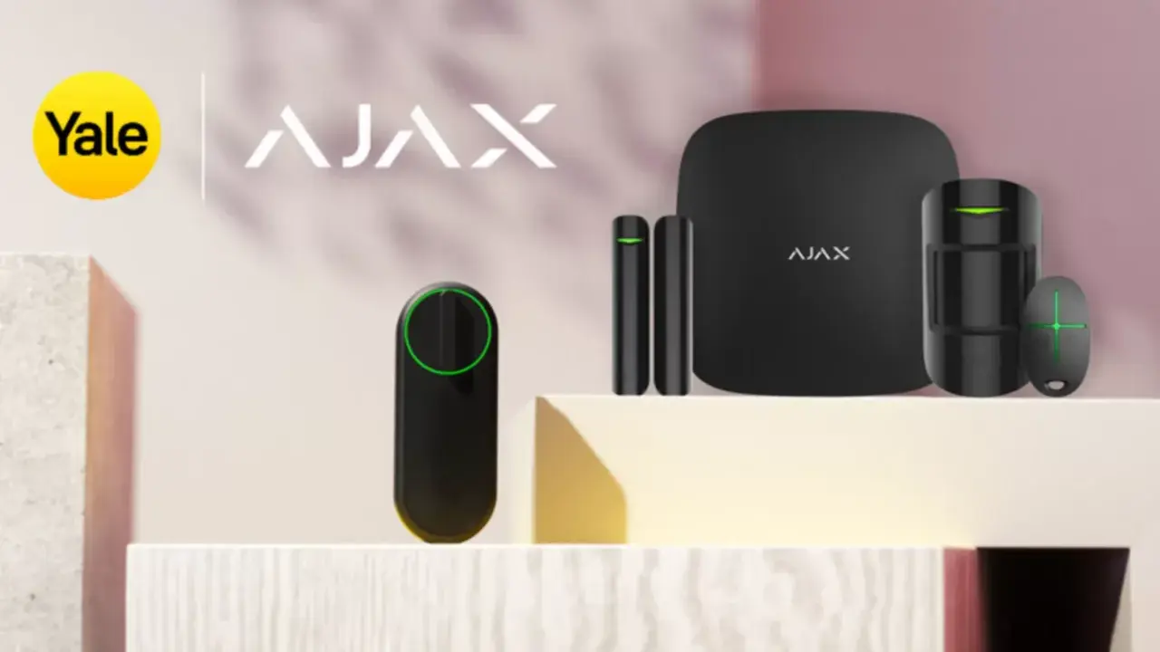 Yale och Ajax presenterar ett modernt hemlarm med Yale Doorman-integration. Säkerhet och bekvämlighet i ett.
