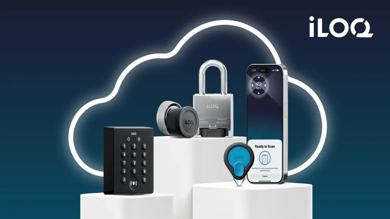 iLOQ-produkter: kodlås, hänglås, cylinder och mobilapp. Glöm bort att Yale doorman låser inte, med iLOQ får du smarta lås.